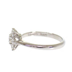 Tiffany & Co Buttercup Ring 49 Platinum Diamond Flower — view 5