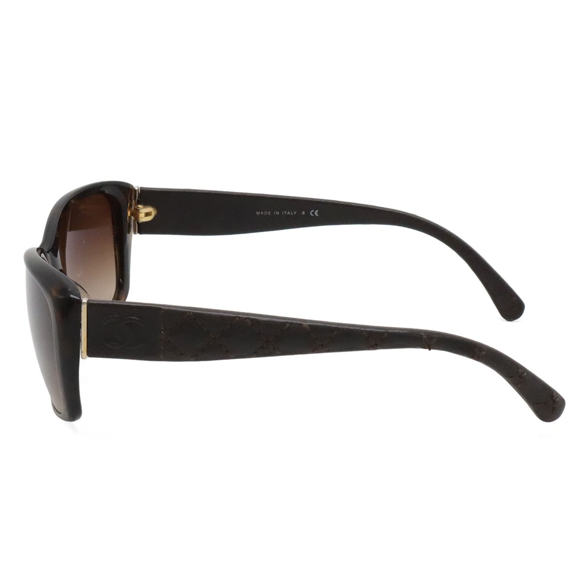 Chanel Quilted CC Logo Sunglasses Eyewear Square — view 2