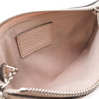 Louis Vuitton Monogram Mahina Pochette Cles Coin Purse Magnolia Pink with — view 5