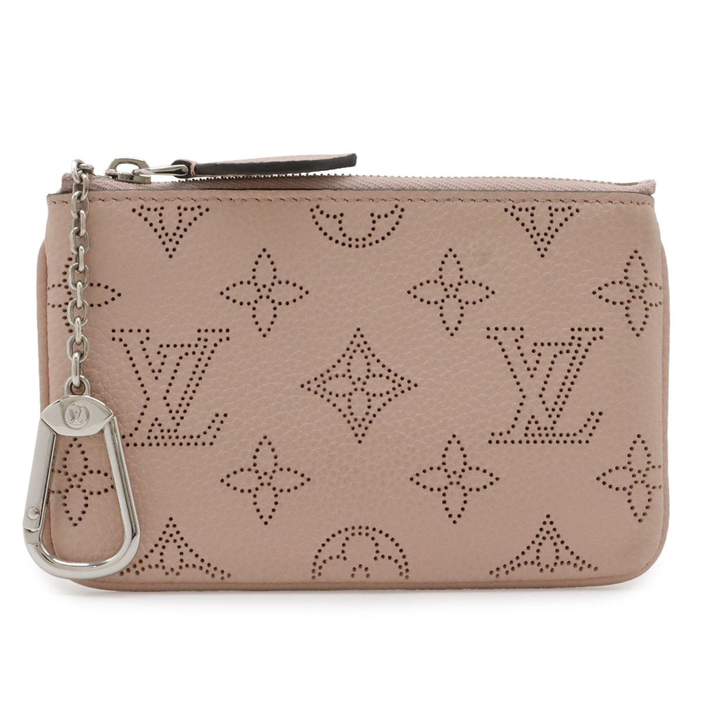Louis Vuitton Monogram Mahina Pochette Cles Coin Purse Magnolia Pink with