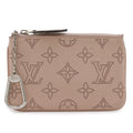 Louis Vuitton Monogram Mahina Pochette Cles Coin Purse Magnolia Pink with