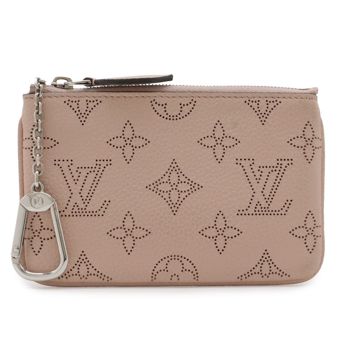 Louis Vuitton Monogram Mahina Pochette Cles Coin Purse Magnolia Pink with