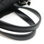 Prada Small Padded Tote / 2-Way Shoulder Bag / Nylon / Leather / Nero Black / — view 4