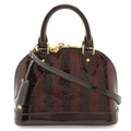 Louis Vuitton Monogram Vernis Ray Alma BB 2-Way Shoulder Bag Amaranth Valentine'