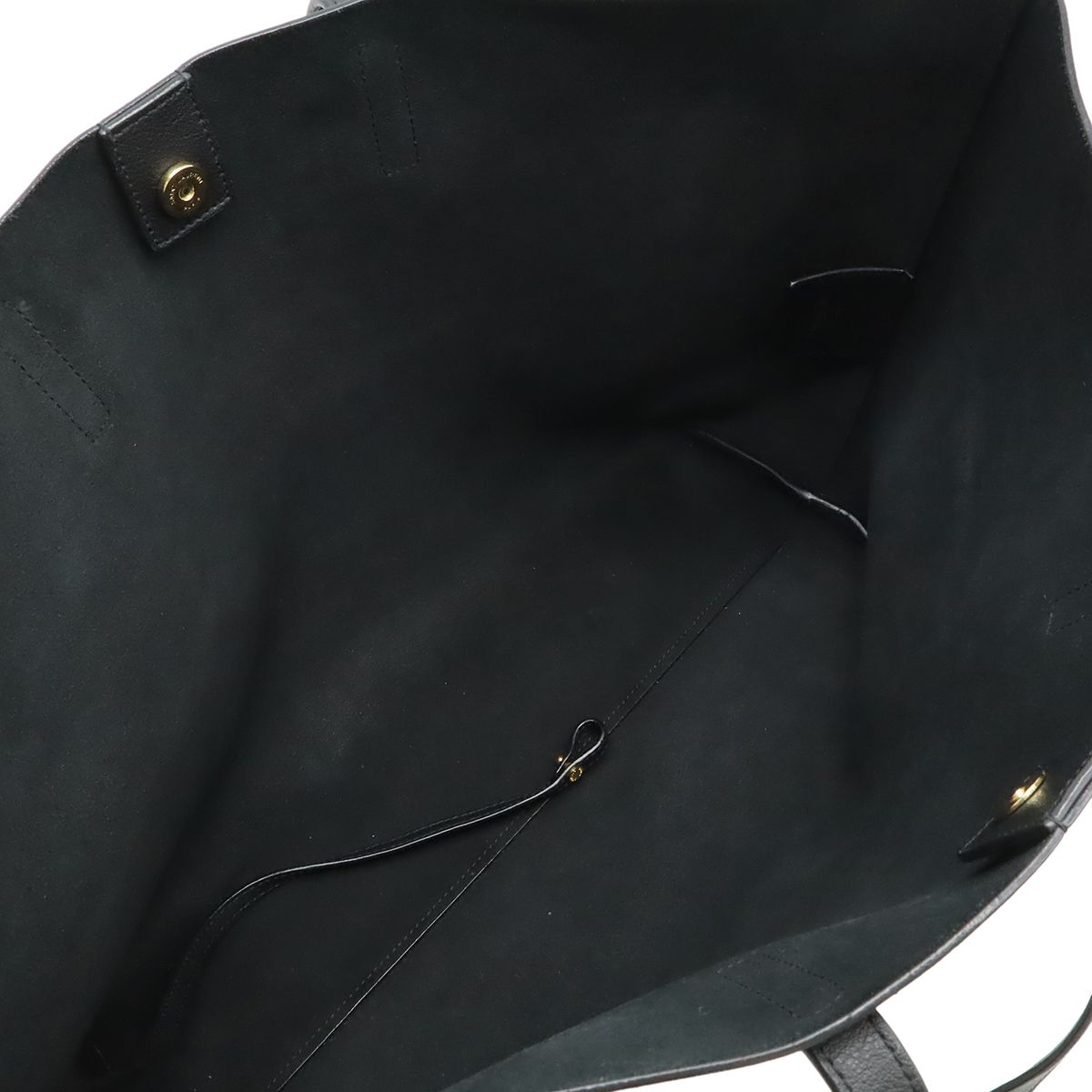 Saint Laurent Paris East West Shopping Tote Leather Black Pouch Out of Stock — view 5