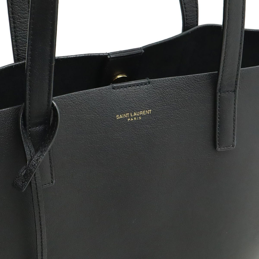 Saint Laurent Paris East West Shopping Tote Leather Black Pouch Out of Stock — view 8