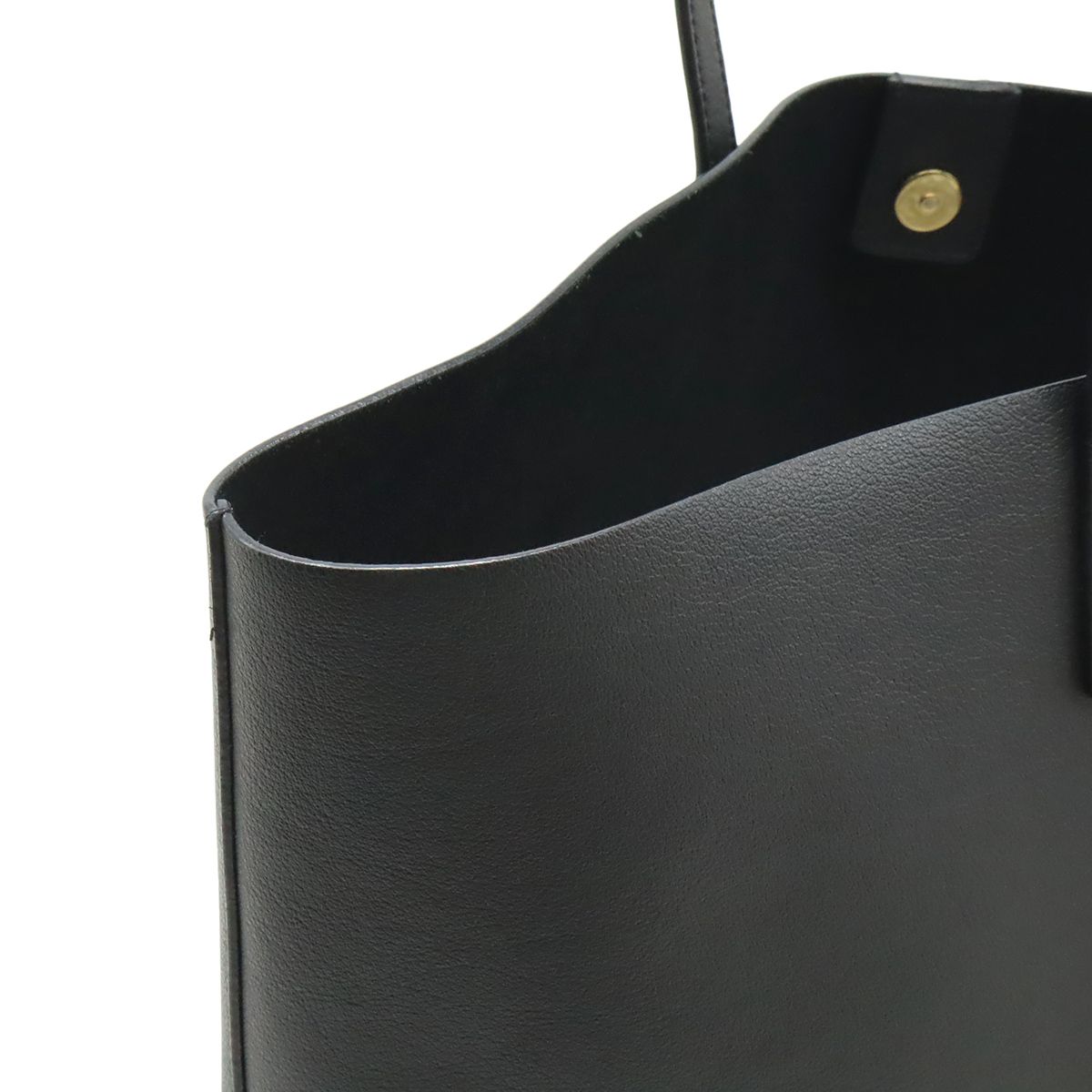 Saint Laurent Paris East West Shopping Tote Leather Black Pouch Out of Stock — view 6