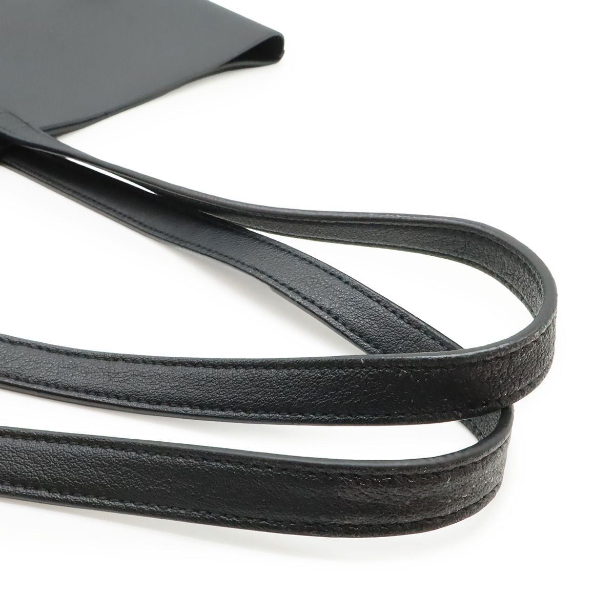Saint Laurent Paris East West Shopping Tote Leather Black Pouch Out of Stock — view 4
