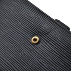 Louis Vuitton Epi Continental Viennois Kiss Lock Wallet Leather Noir Black Gold — view 9