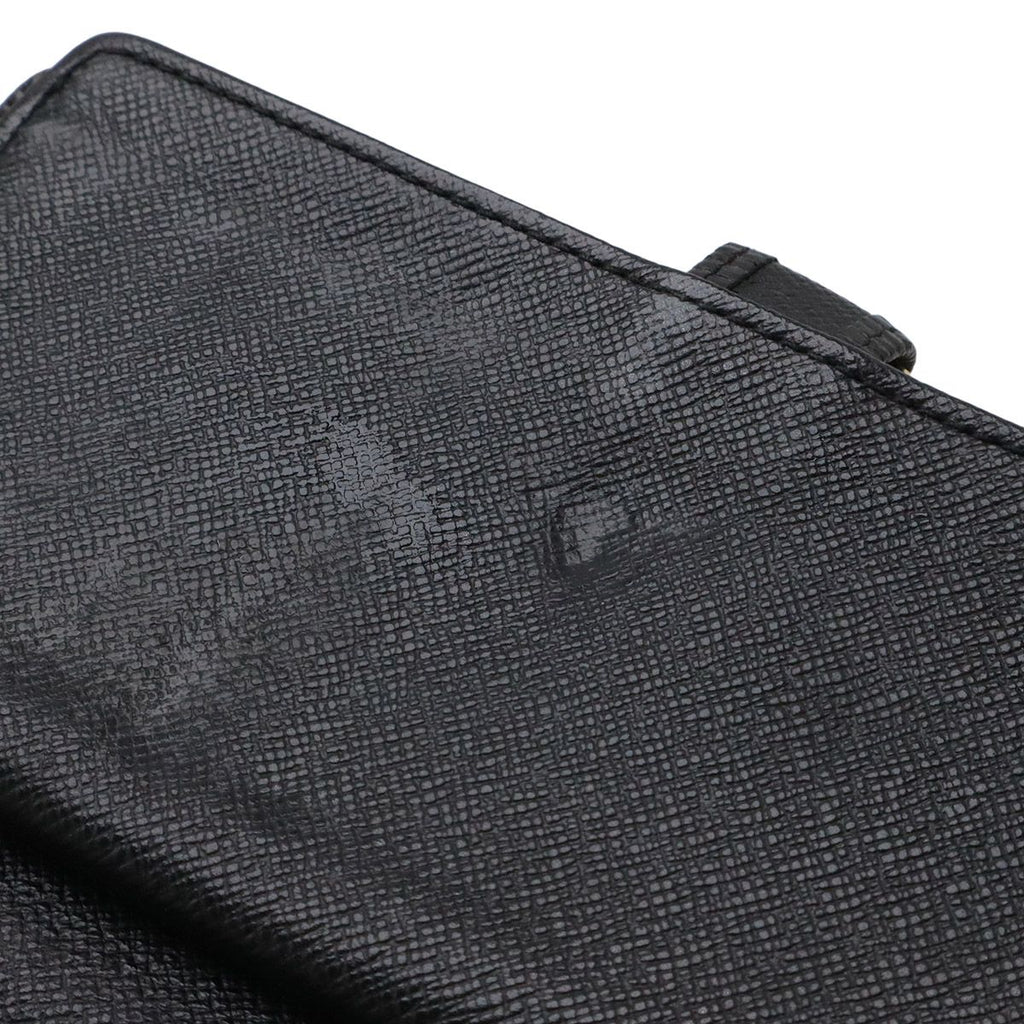 Louis Vuitton Epi Continental Viennois Kiss Lock Wallet Leather Noir Black Gold — view 5