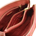 Prada Promenade Mini Bag 2-Way Crossbody Saffiano Leather Pink Gold — view 7