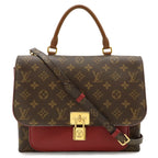 Louis Vuitton Monogram Marignan / 2-Way Shoulder Bag / Crossbody / Leather /