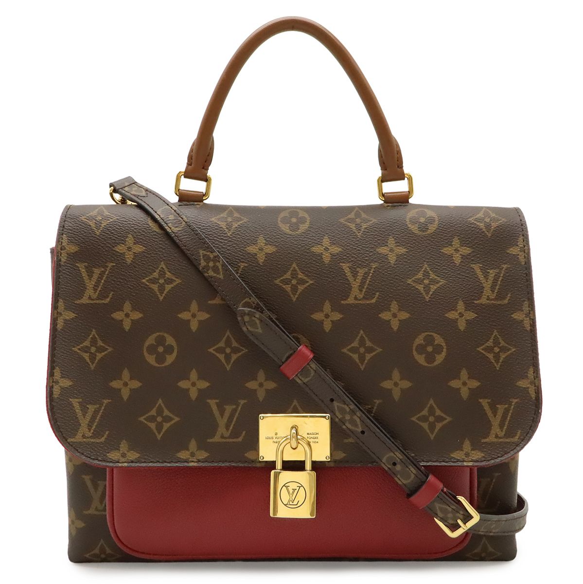 Louis Vuitton Monogram Marignan / 2-Way Shoulder Bag / Crossbody / Leather /