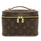 Louis Vuitton Monogram Nice Mini Cosmetic Pouch Makeup Case Travel Multi