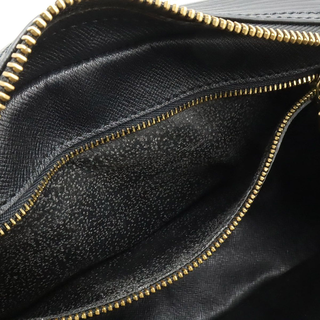 Louis Vuitton Epi Jeune Fille Shoulder Bag Clutch Leather Black Gold — view 7