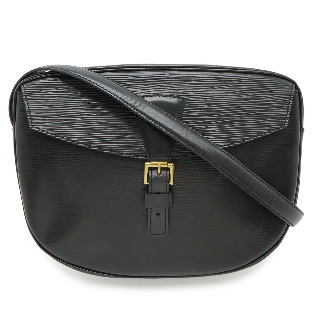 Louis Vuitton Epi Jeune Fille Shoulder Bag Clutch Leather Black Gold