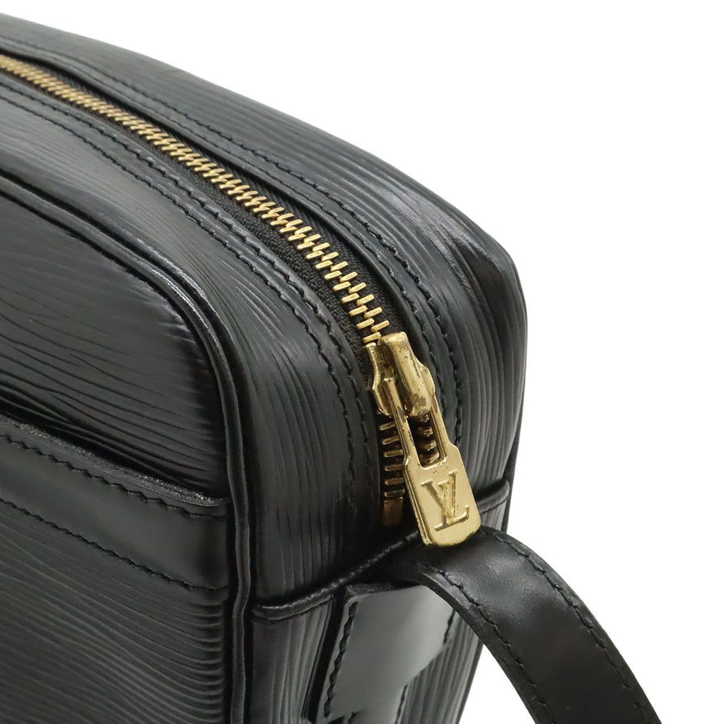Louis Vuitton Epi Jeune Fille Shoulder Bag Clutch Leather Black Gold — view 5