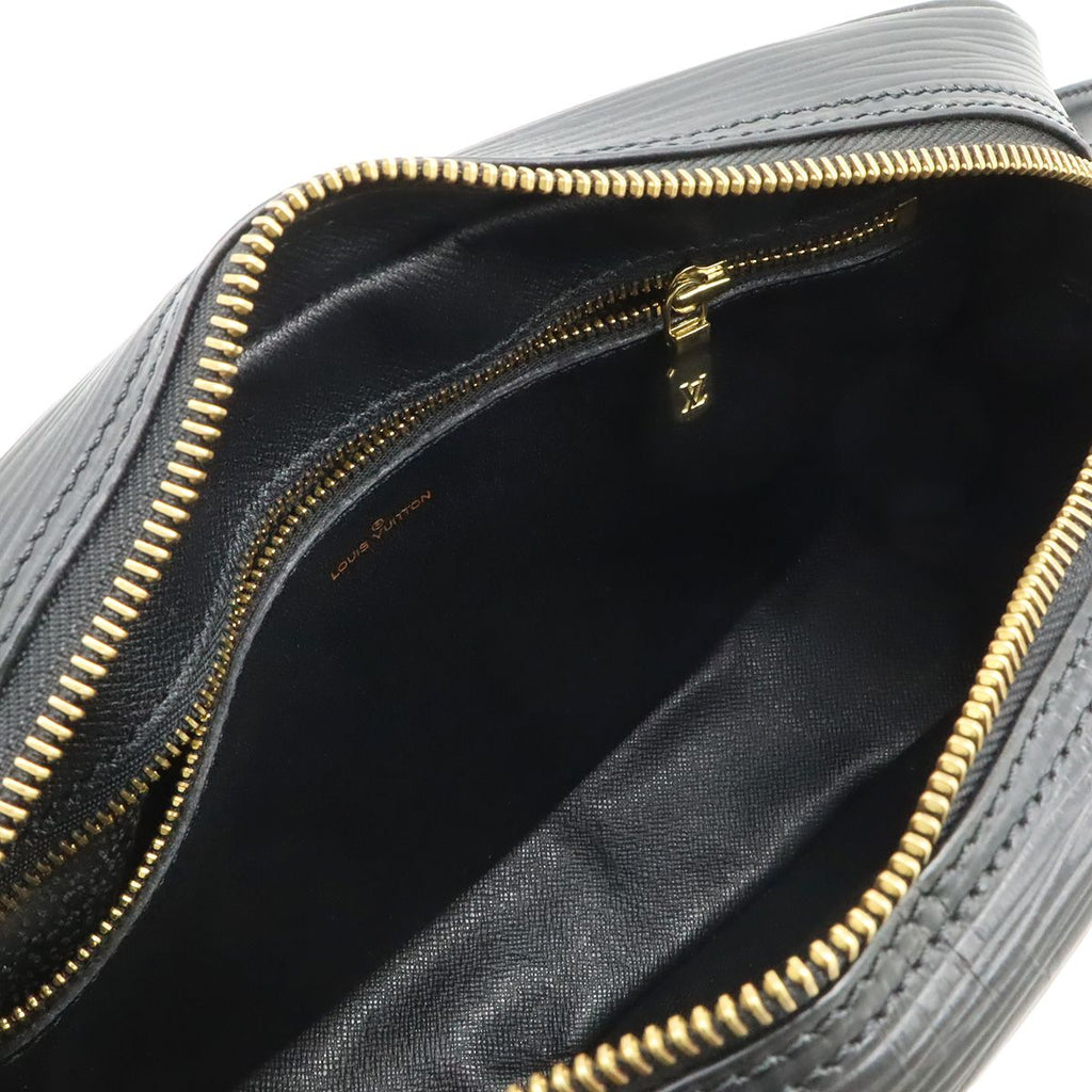Louis Vuitton Epi Jeune Fille Shoulder Bag Clutch Leather Black Gold — view 6