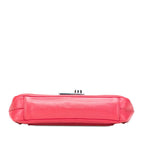 Prada Crossbody Chain Shoulder Bag Pink Saffiano Leather — view 3