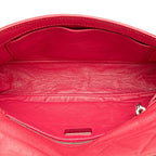 Prada Crossbody Chain Shoulder Bag Pink Saffiano Leather — view 6