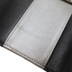 Chanel Camellia CC Logo Key Case Leather Black Silver Key Holder — view 6