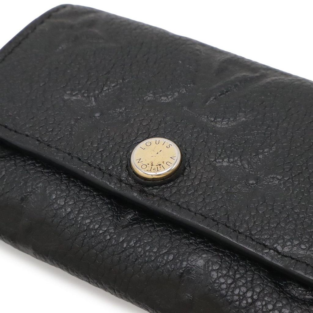 Louis Vuitton Monogram Empreinte Multicles 6 Key Case Leather Noir Black Gold — view 4