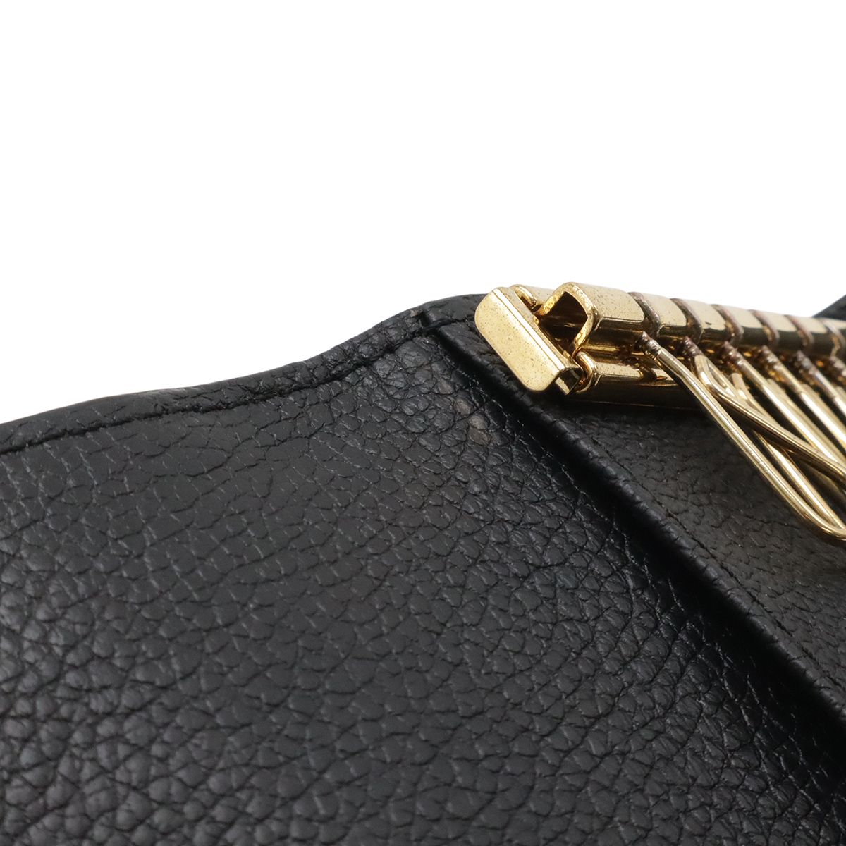 Louis Vuitton Monogram Empreinte Multicles 6 Key Case Leather Noir Black Gold — view 7
