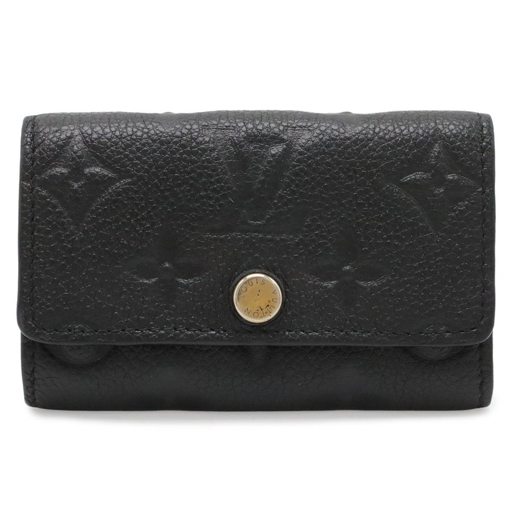 Louis Vuitton Monogram Empreinte Multicles 6 Key Case Leather Noir Black Gold