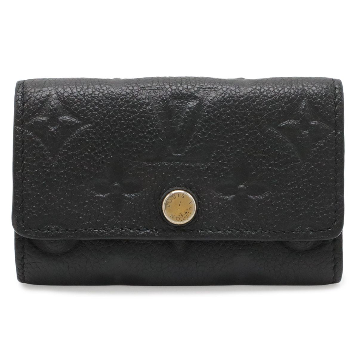 Louis Vuitton Monogram Empreinte Multicles 6 Key Case Leather Noir Black Gold
