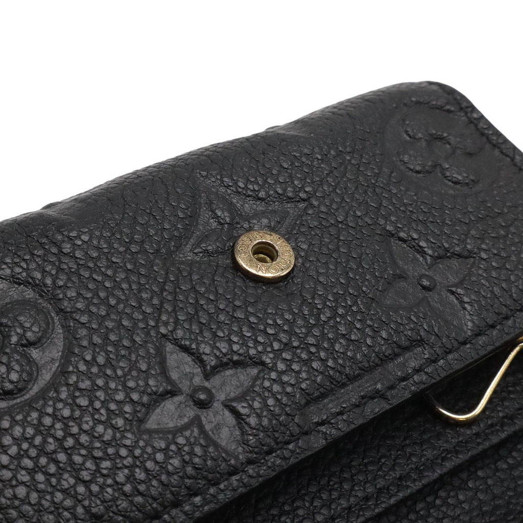 Louis Vuitton Monogram Empreinte Multicles 6 Key Case Leather Noir Black Gold — view 9