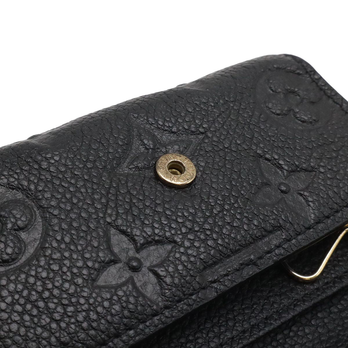 Louis Vuitton Monogram Empreinte Multicles 6 Key Case Leather Noir Black Gold — view 9
