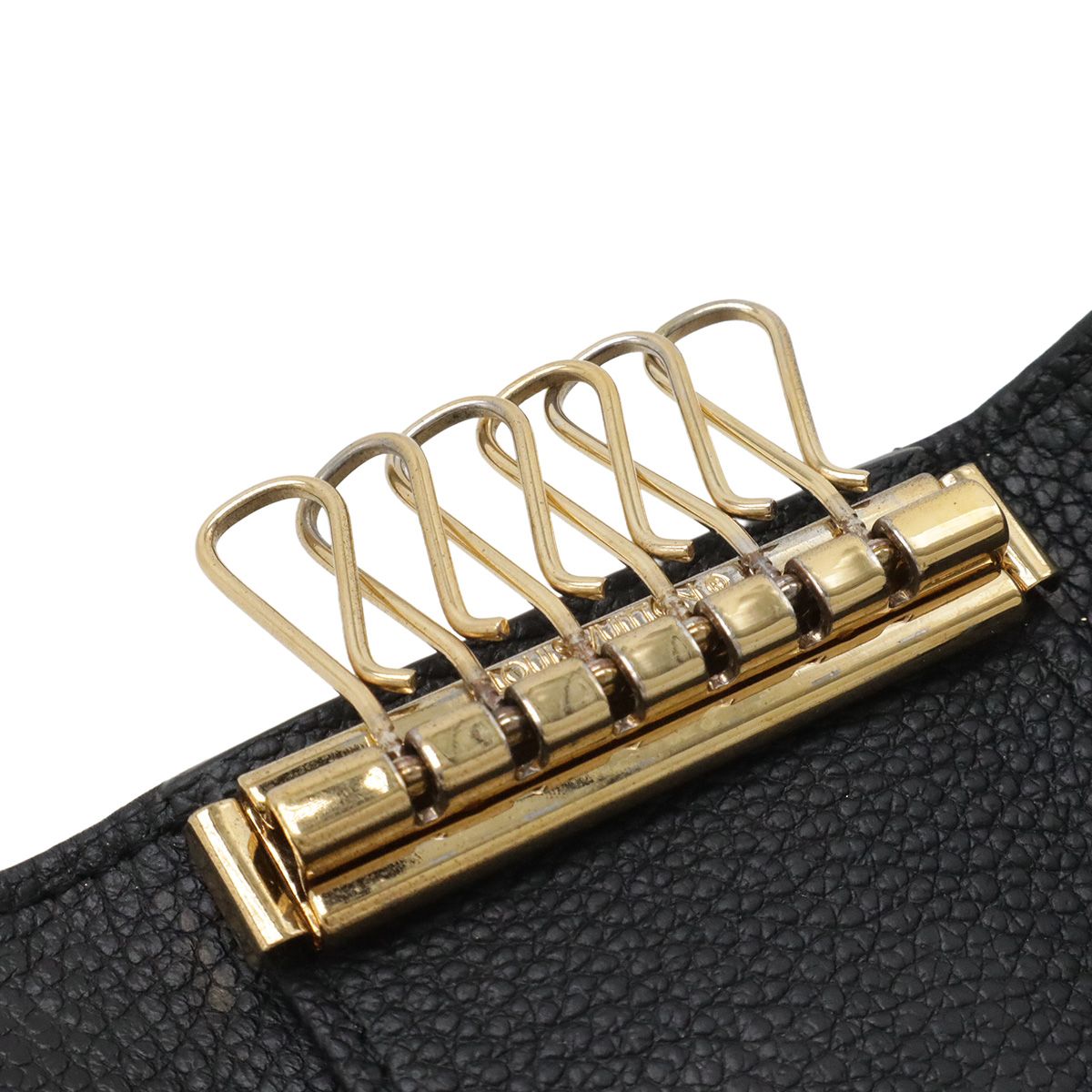 Louis Vuitton Monogram Empreinte Multicles 6 Key Case Leather Noir Black Gold — view 6
