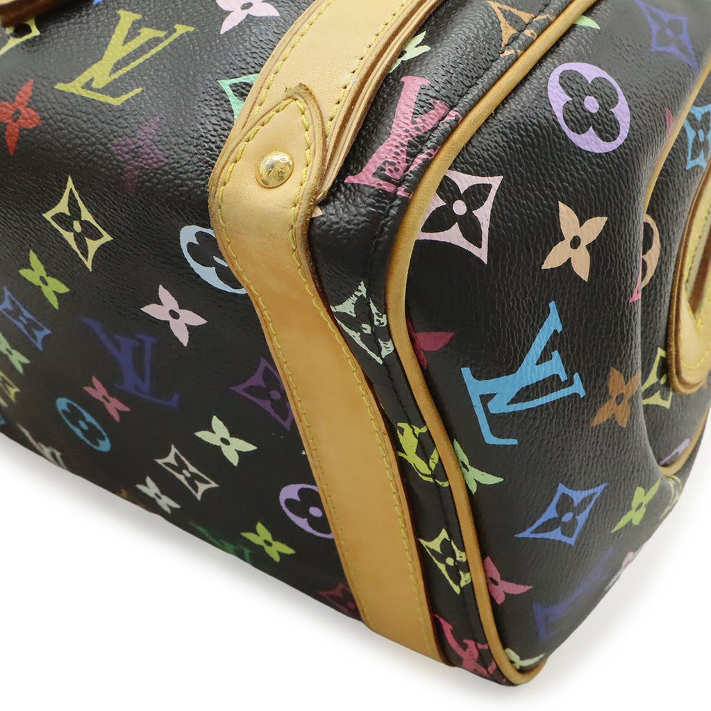 Louis Vuitton Monogram Multicolor Priscilla Mini Bag Noir Black — view 3