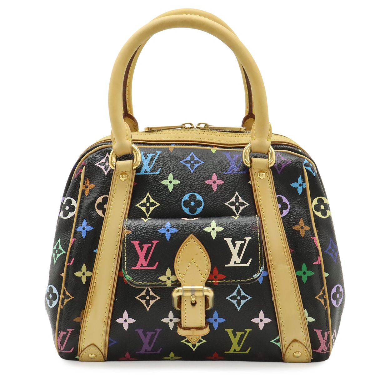 Louis Vuitton Monogram Multicolor Priscilla Mini Bag Noir Black
