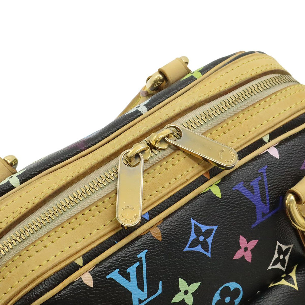 Louis Vuitton Monogram Multicolor Priscilla Mini Bag Noir Black — view 5