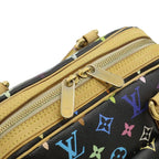 Louis Vuitton Monogram Multicolor Priscilla Mini Bag Noir Black — view 5