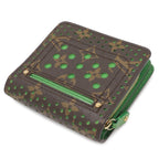 Louis Vuitton Monogram Perforated Compact Zip Bifold Wallet Vert Green — view 2