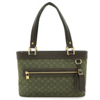 Louis Vuitton Monogram Mini Lucie PM Tote Shoulder Bag Canvas Khaki Green