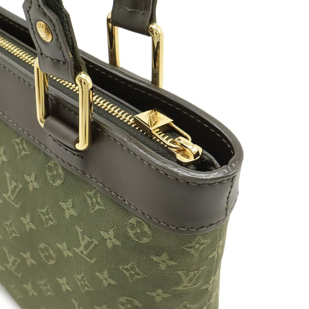 Louis Vuitton Monogram Mini Lucie PM Tote Shoulder Bag Canvas Khaki Green — view 5