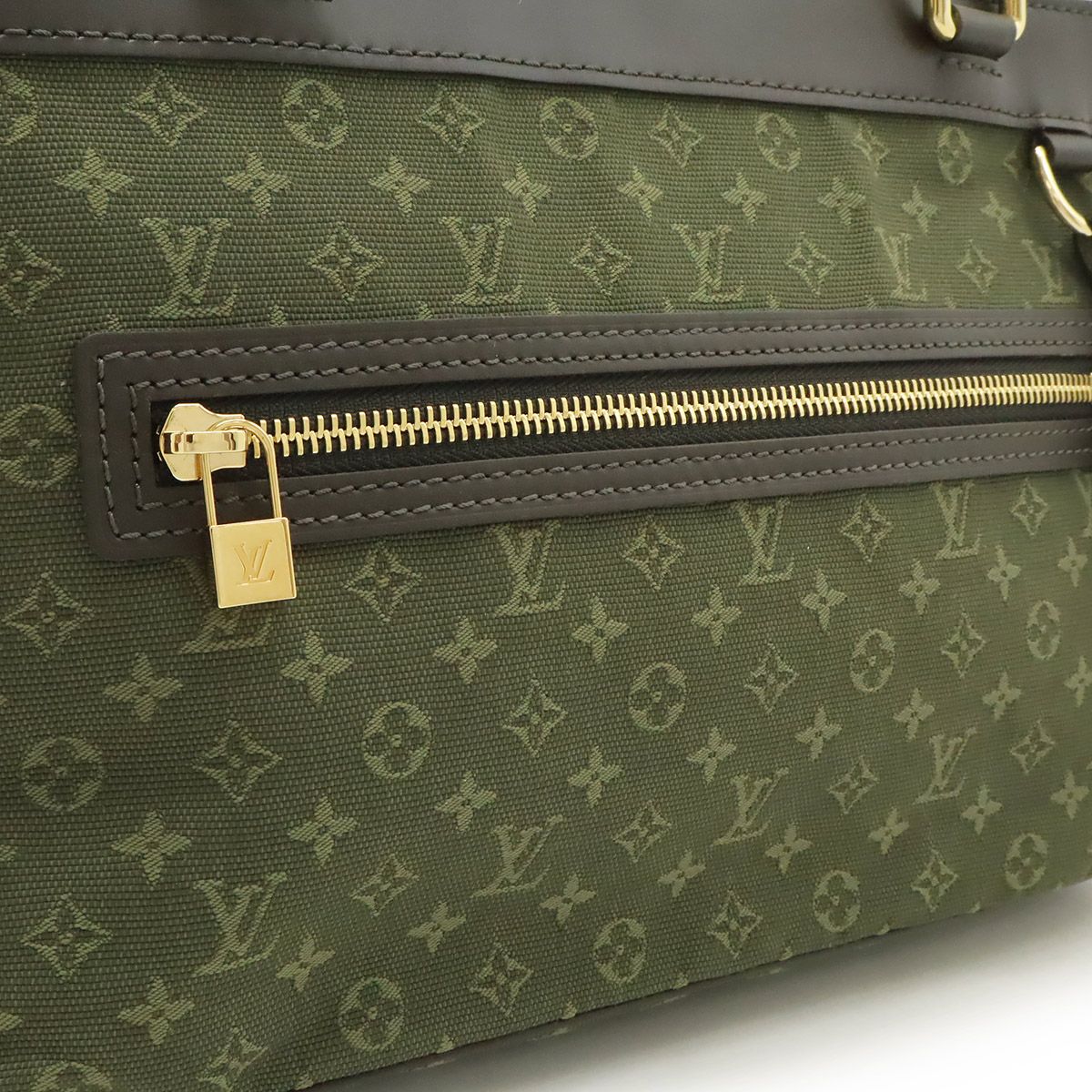 Louis Vuitton Monogram Mini Lucie PM Tote Shoulder Bag Canvas Khaki Green — view 7