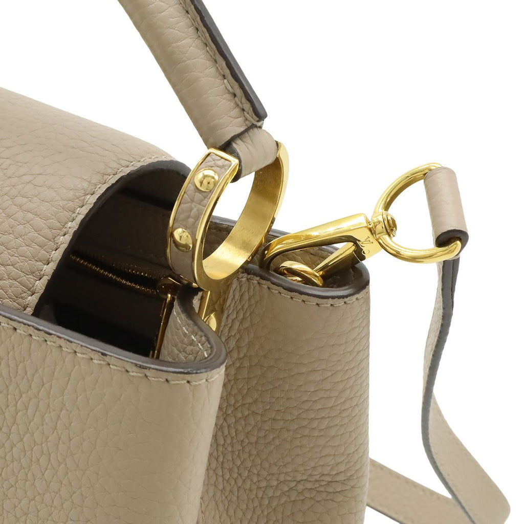 Louis Vuitton Capucines BB 2-Way Shoulder Bag Taurillon Leather Gray — view 4