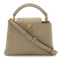 Louis Vuitton Capucines BB 2-Way Shoulder Bag Taurillon Leather Gray