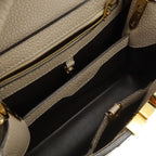Louis Vuitton Capucines BB 2-Way Shoulder Bag Taurillon Leather Gray — view 7