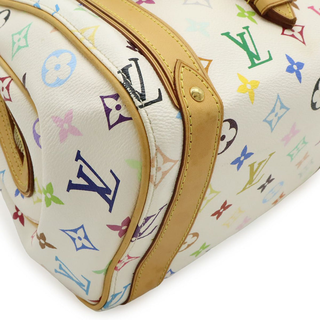 Louis Vuitton Monogram Multicolor Priscilla Mini Bag Blanc White — view 3
