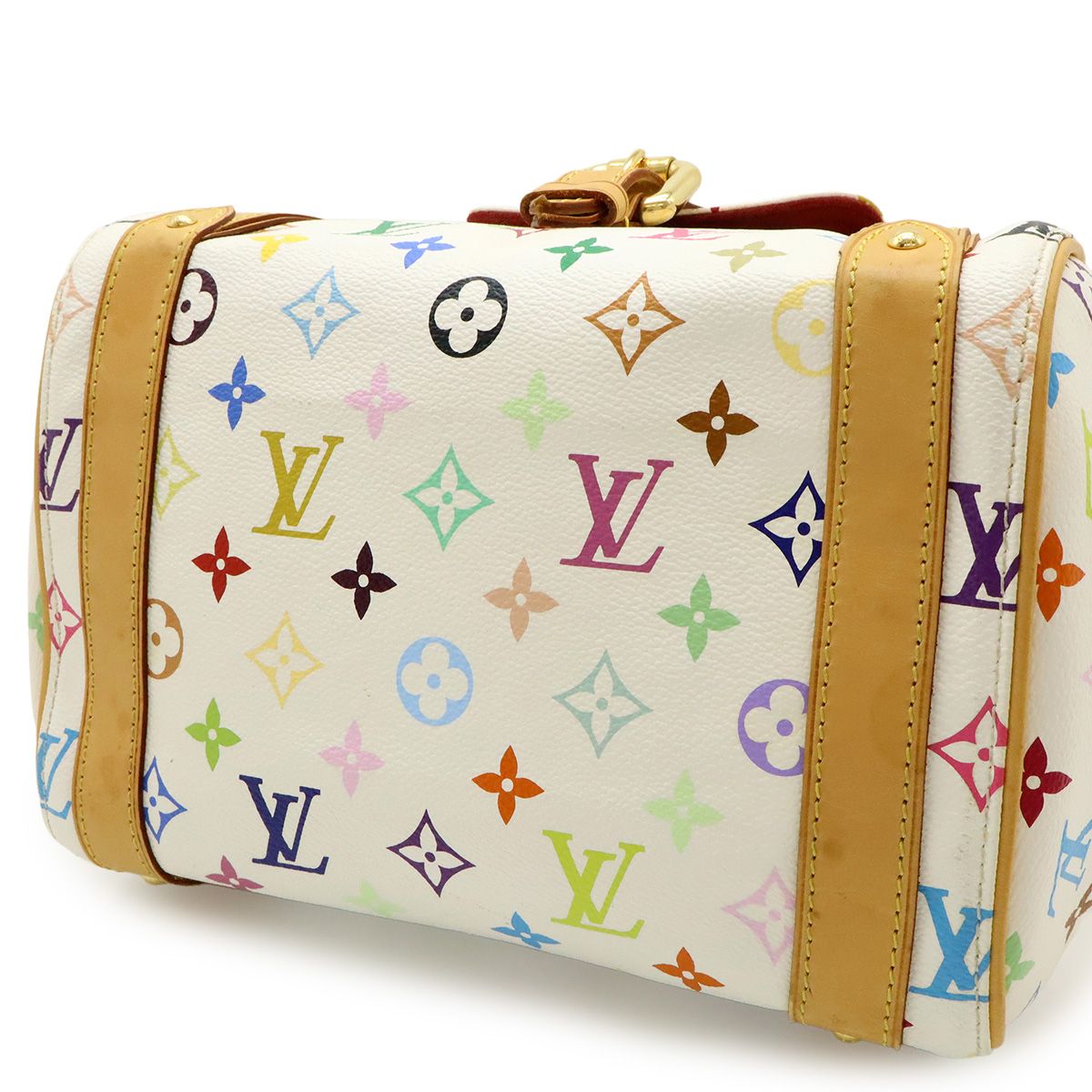 Louis Vuitton Monogram Multicolor Priscilla Mini Bag Blanc White — view 9