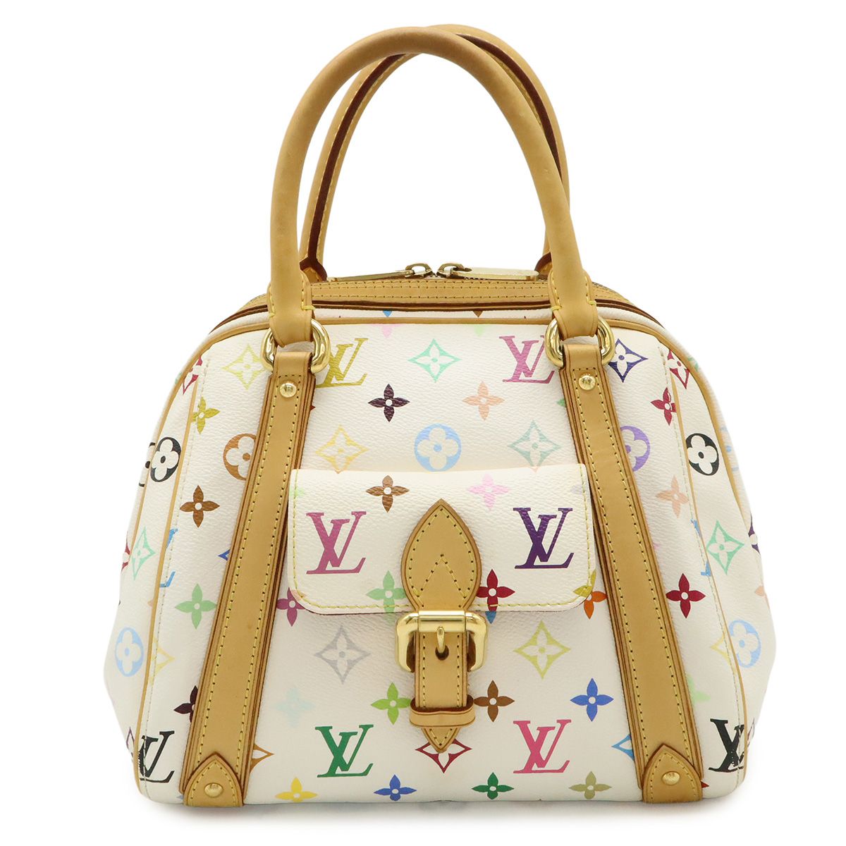 Louis Vuitton Monogram Multicolor Priscilla Mini Bag Blanc White