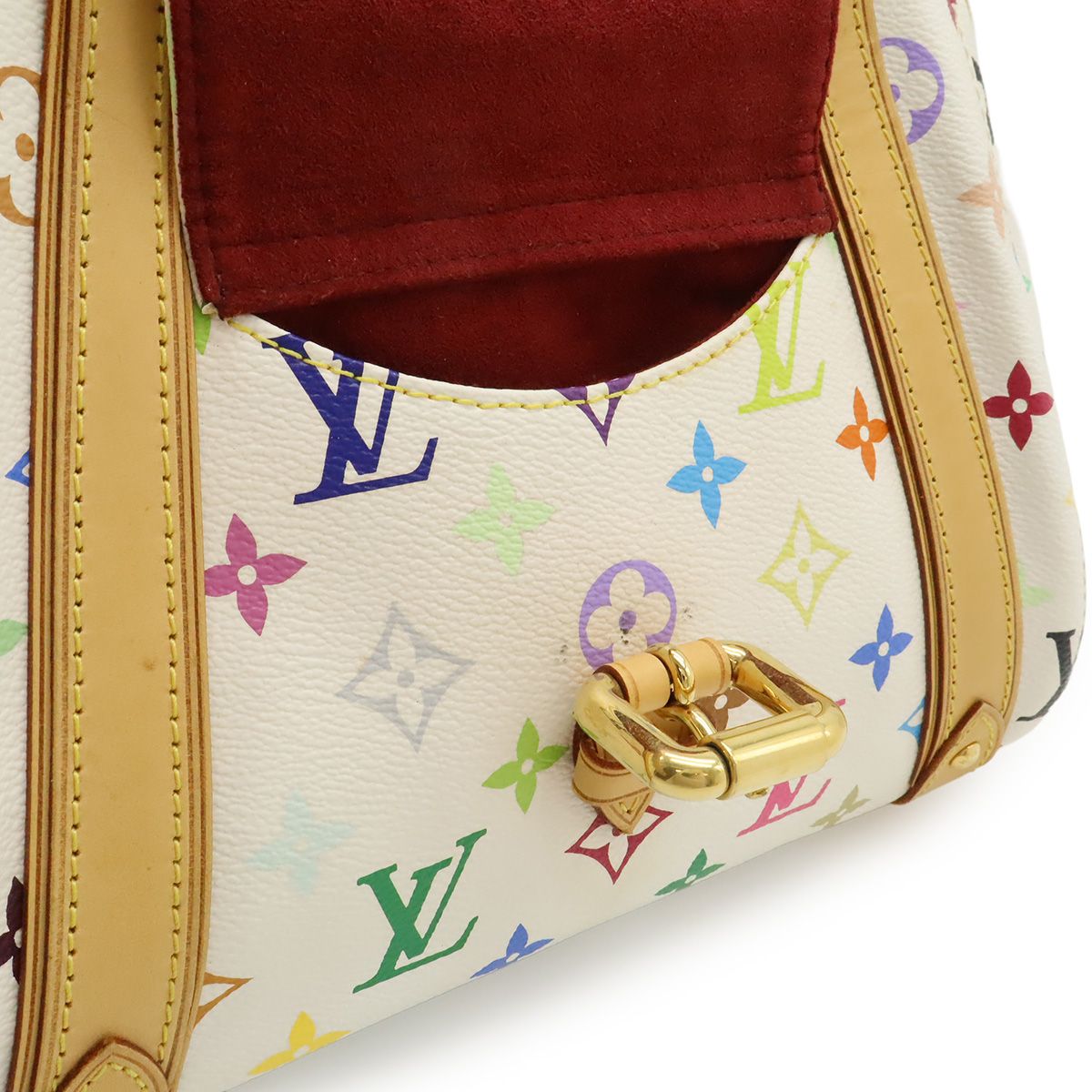 Louis Vuitton Monogram Multicolor Priscilla Mini Bag Blanc White — view 8