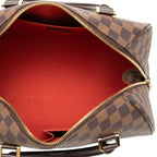 Louis Vuitton Damier Riviera Mini Boston Bag Ebene Brown Leather — view 4