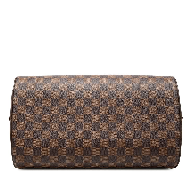 Louis Vuitton Damier Riviera Mini Boston Bag Ebene Brown Leather — view 3