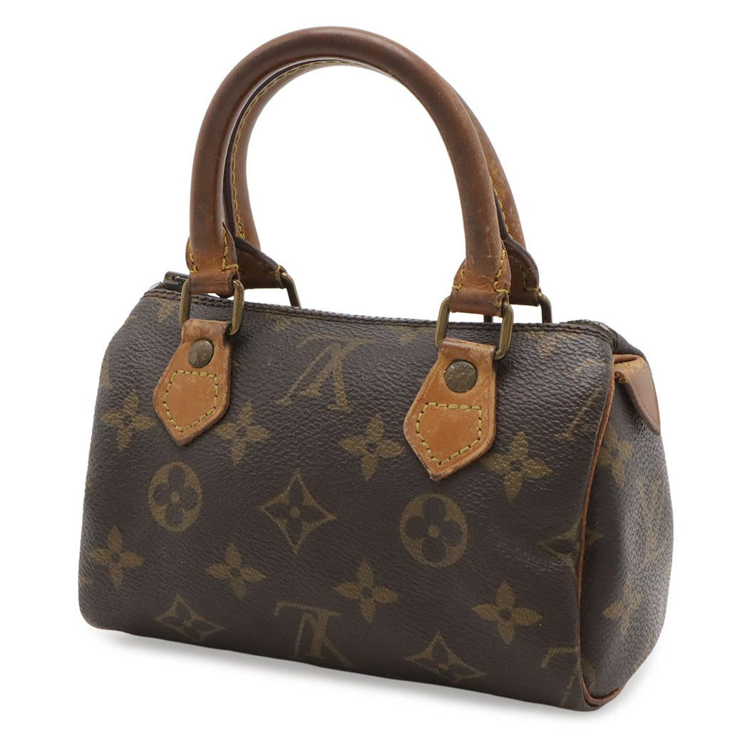 Louis Vuitton Monogram Mini Speedy Mini Bag Pouch Case — view 2